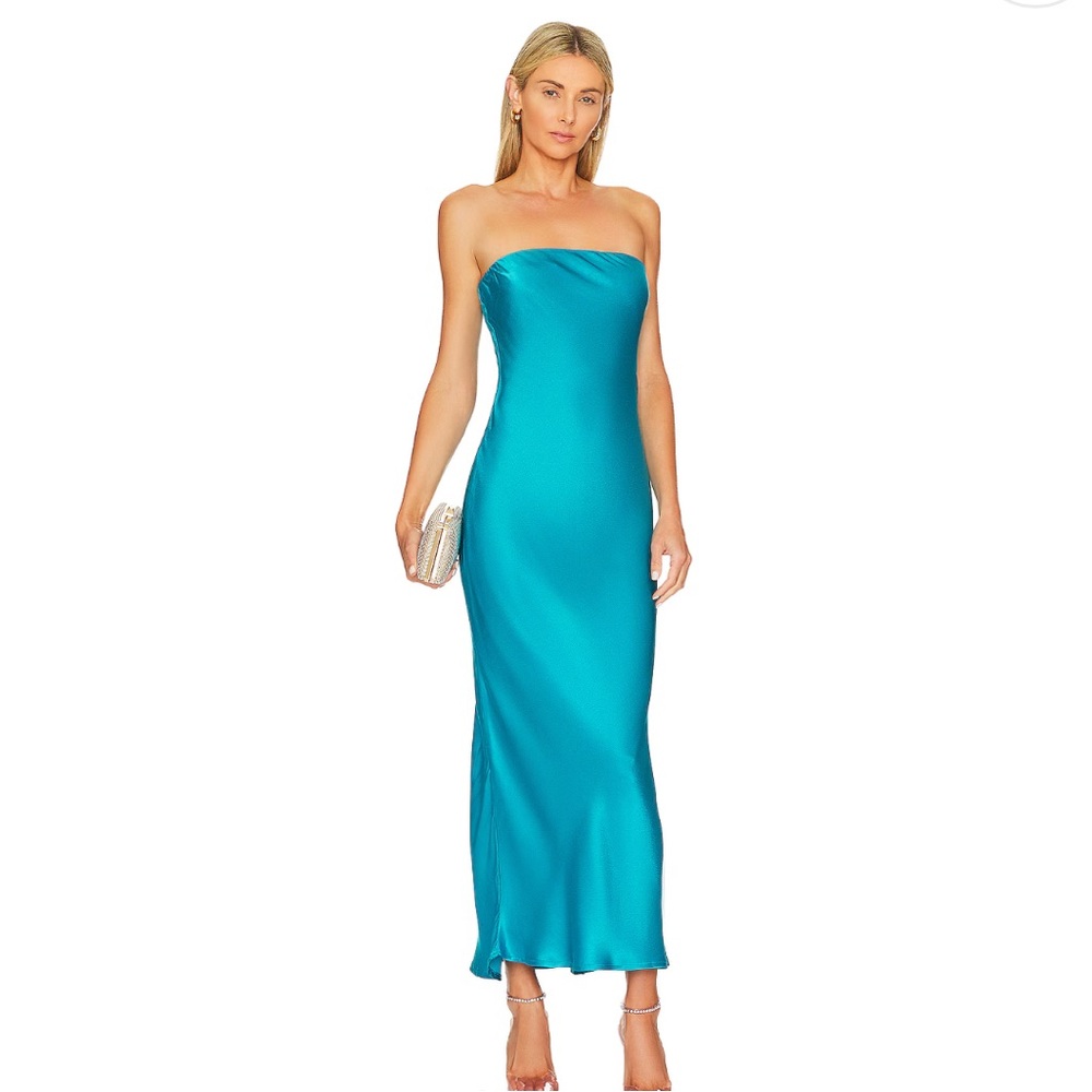 SNDYS angel stapless midi dress